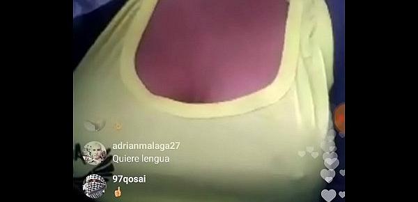  dancer lb mostrando pezones en instagram live